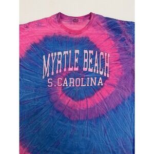 Vintage Myrtle Beach South Carolina Tie Dye T-Shirt Men's XL USA Made.      3929